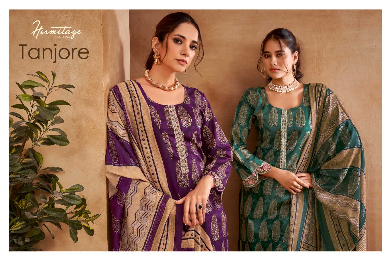tanjore by the hermitage cotton suits wholesale supply 