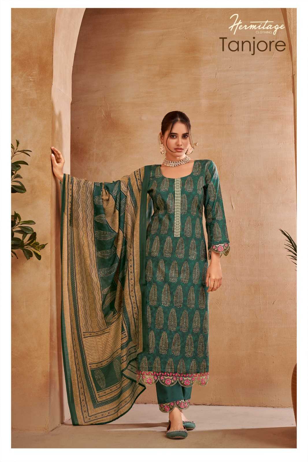 tanjore by the hermitage cotton suits wholesale supply 