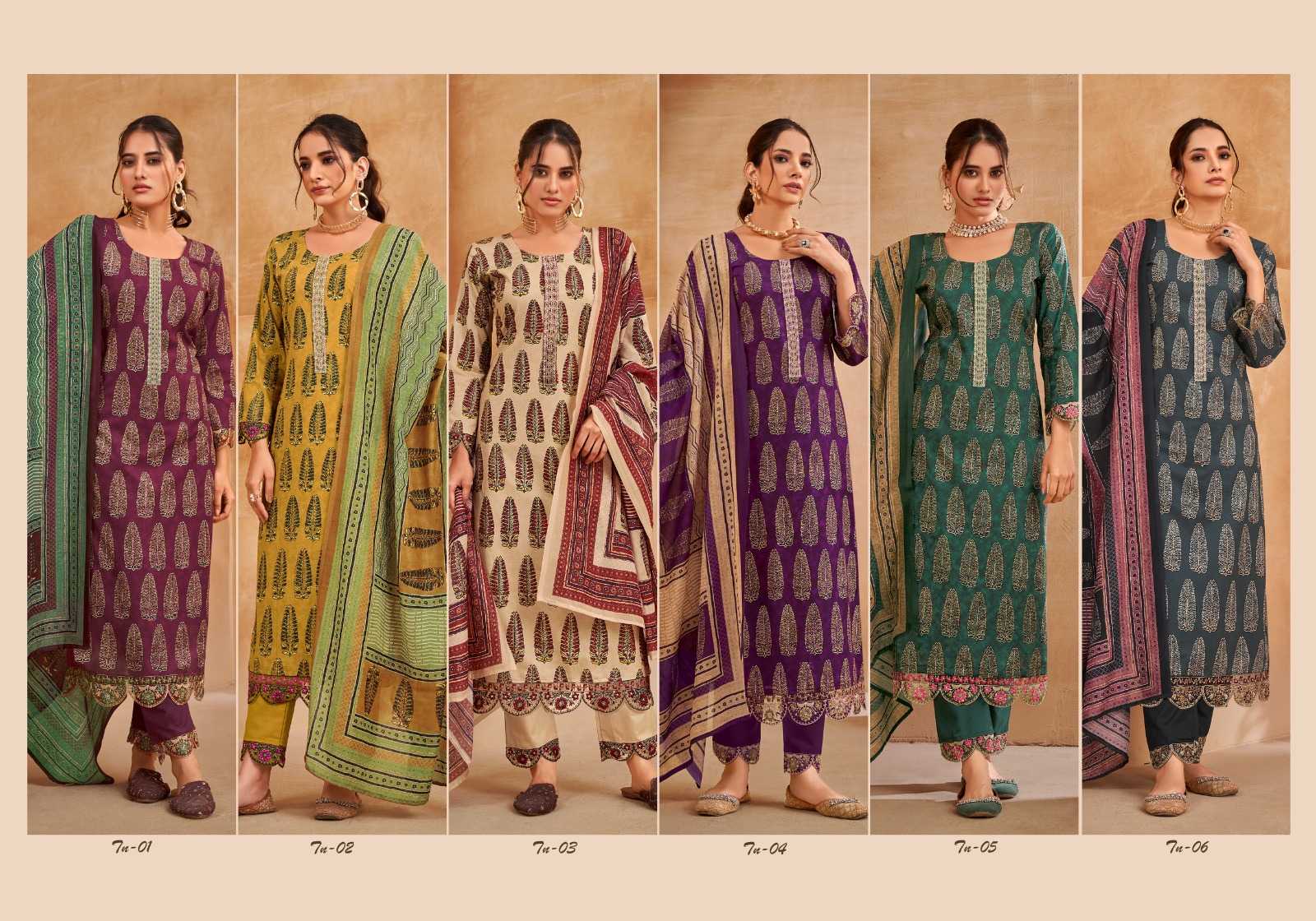 tanjore by the hermitage cotton suits wholesale supply 