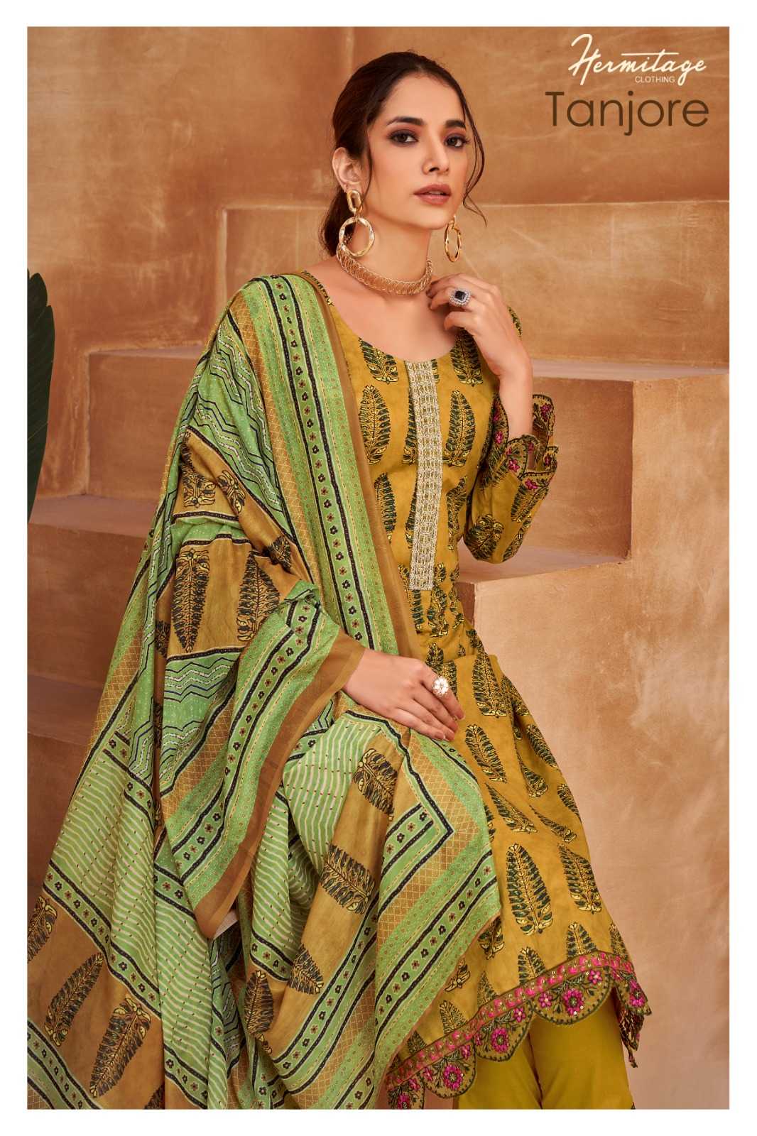 tanjore by the hermitage cotton suits wholesale supply 