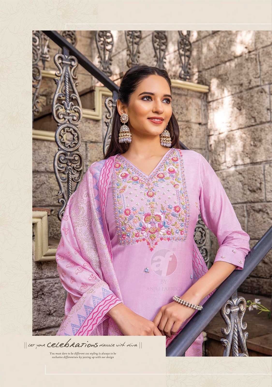 golden meadows vol 3 by anju fab exclusive muslin full stitch big size salwar kameez