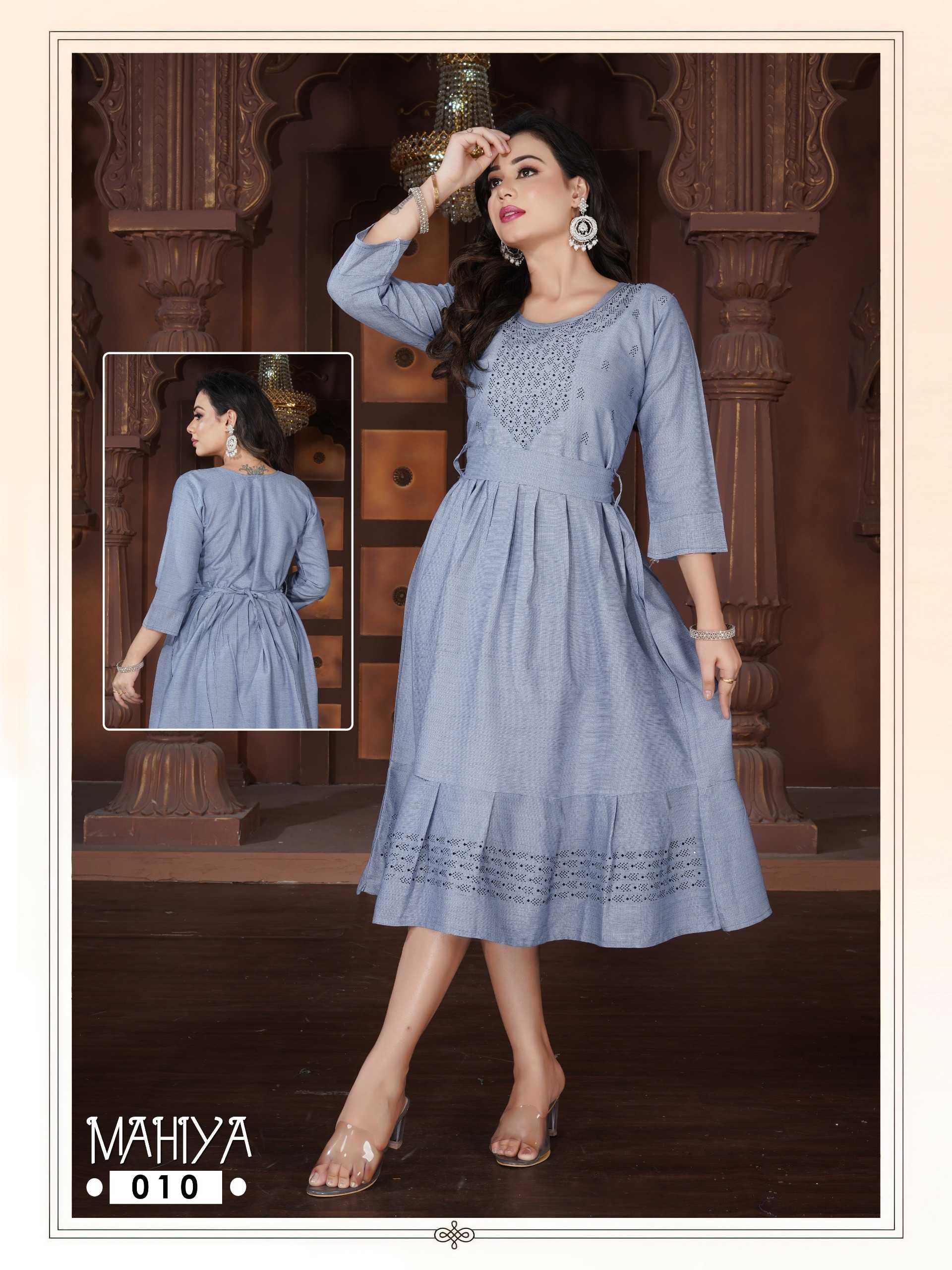 mahiya by fashion talk hit design siroski work full stitch big size umbrella belt style ghera kurti 