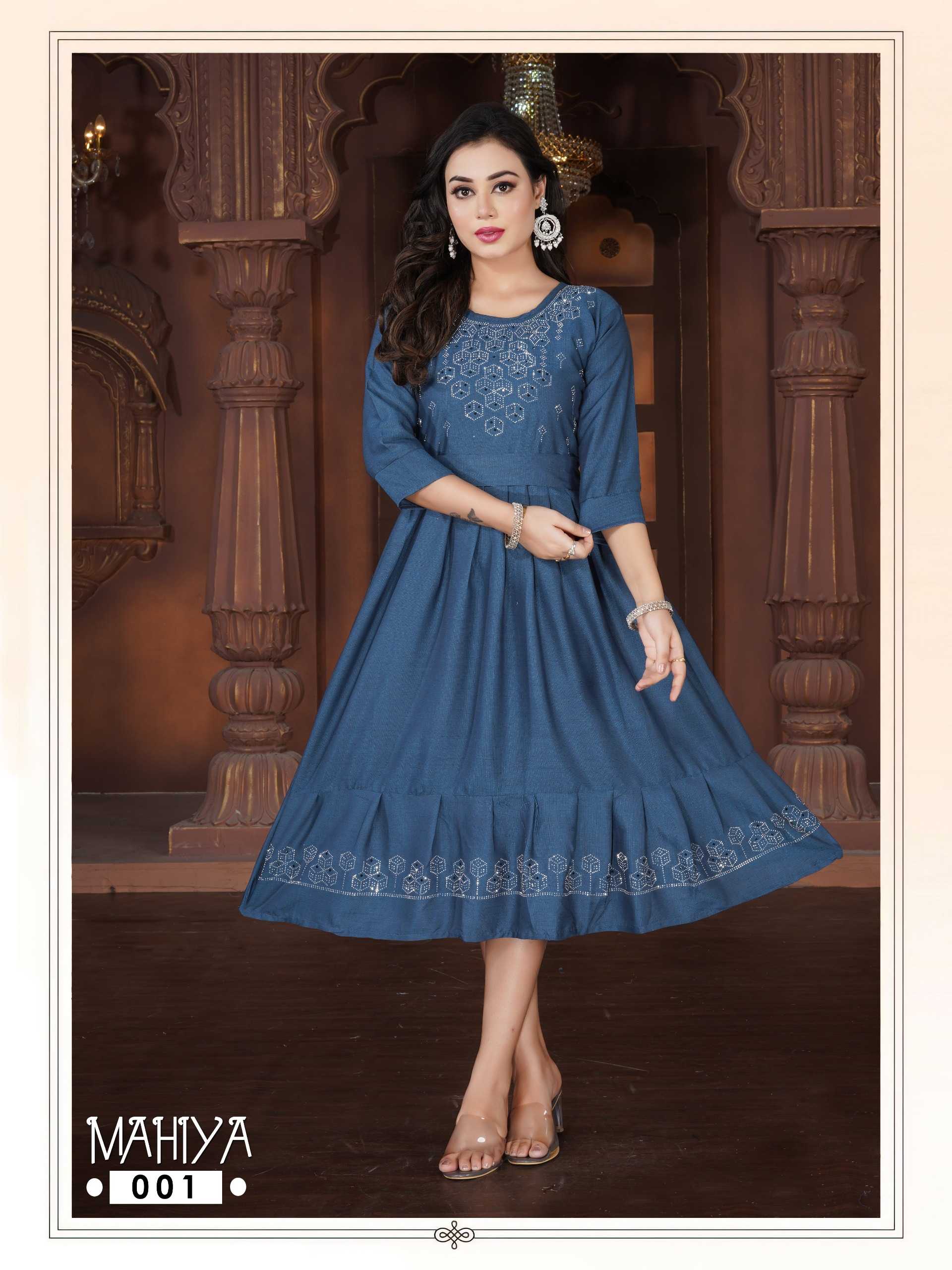 mahiya by fashion talk hit design siroski work full stitch big size umbrella belt style ghera kurti 