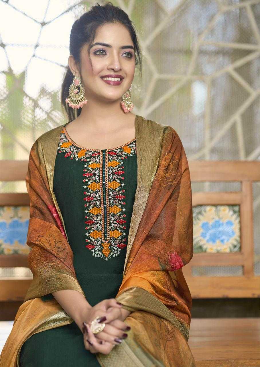 nazakat by kadlee readymade big size viscose weaving pattern fashionable design salwar kameez 
