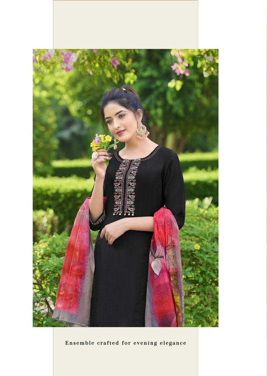 nazakat by kadlee readymade big size viscose weaving pattern fashionable design salwar kameez 