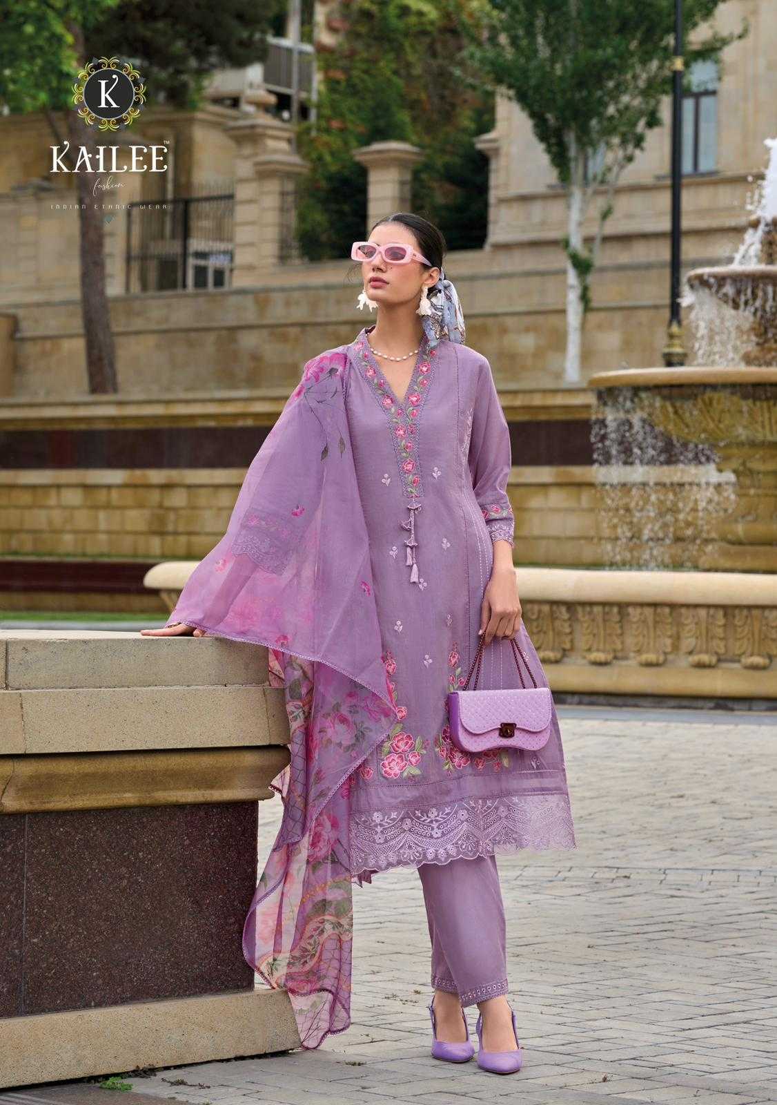 iqra by kailee fashion a line style exclusive design cotton hand work big size readymade salwar kameez 