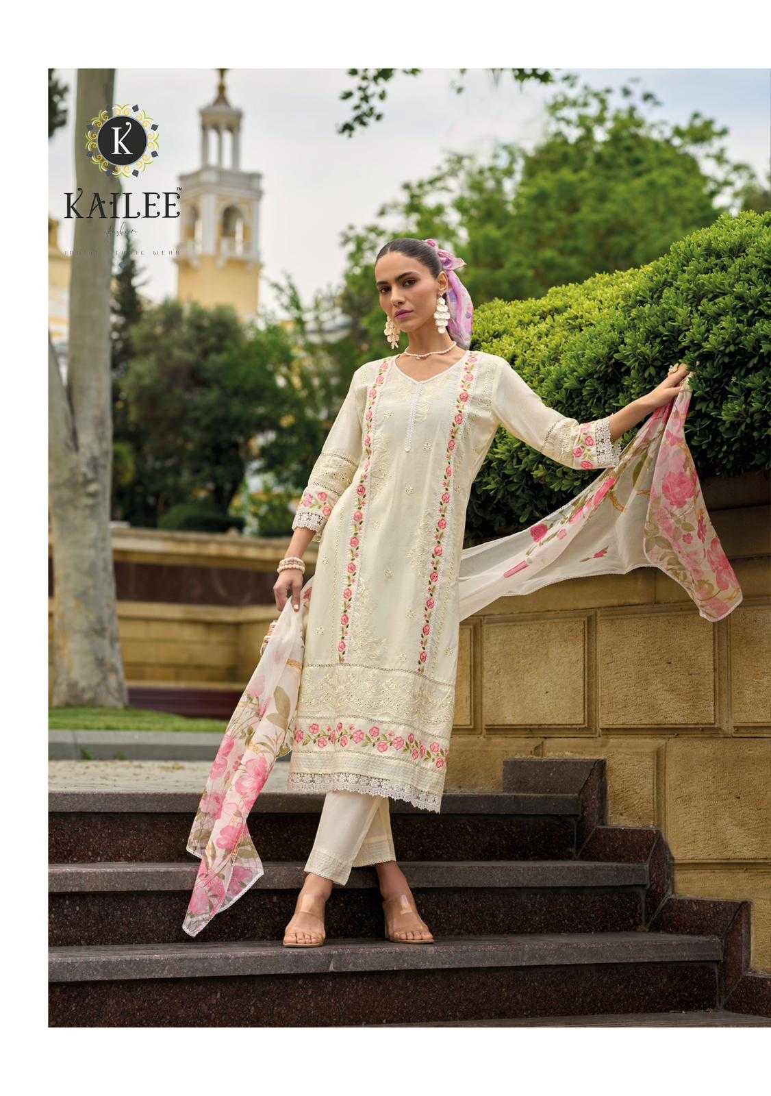 iqra by kailee fashion a line style exclusive design cotton hand work big size readymade salwar kameez 