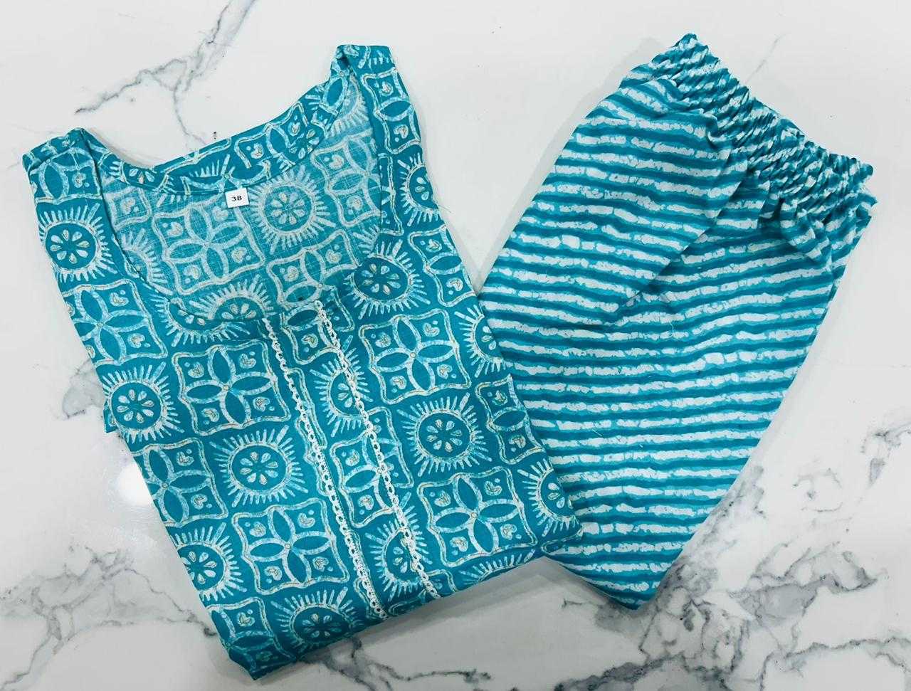 pr heritage slub fancy cotton readymade stylish regular wear big size kurti pant exports