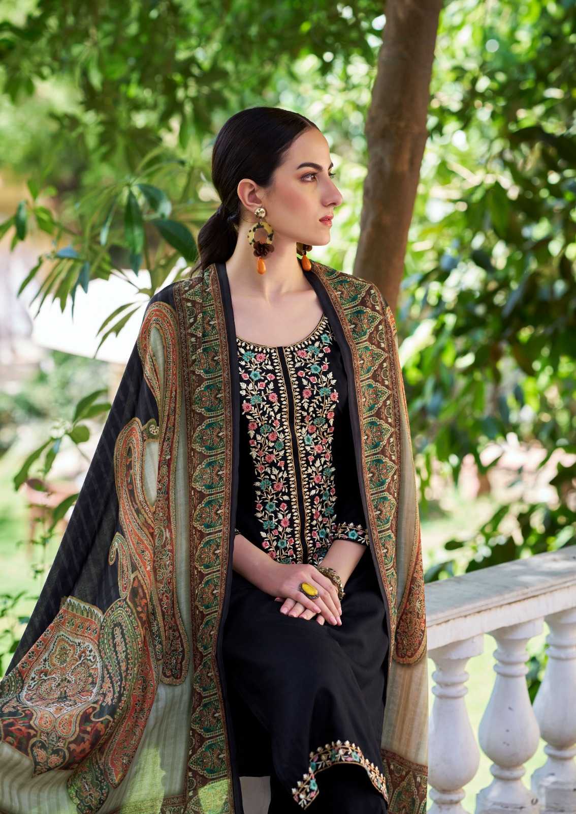 begum vol 2 by the hermitage ethnic style rayon viscose modern pakistani top pant dupatta 