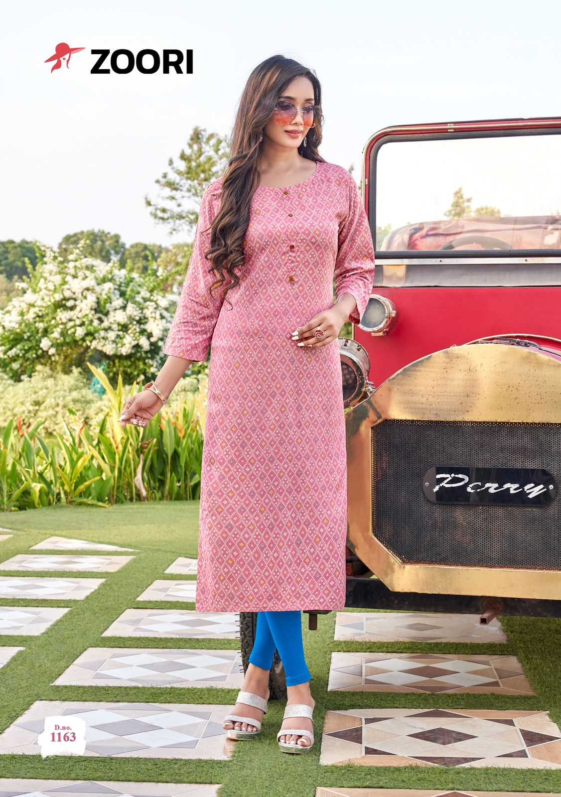 akshara vol 27 by zoori 1158-1163 series amazing design big size long kurti exports