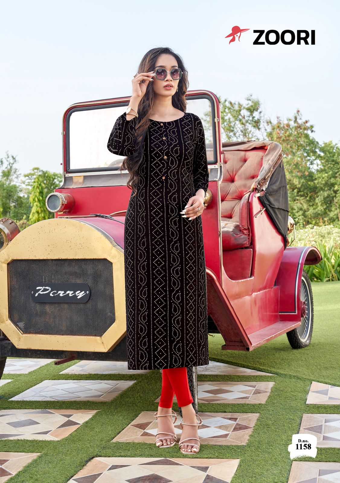 akshara vol 27 by zoori 1158-1163 series amazing design big size long kurti exports