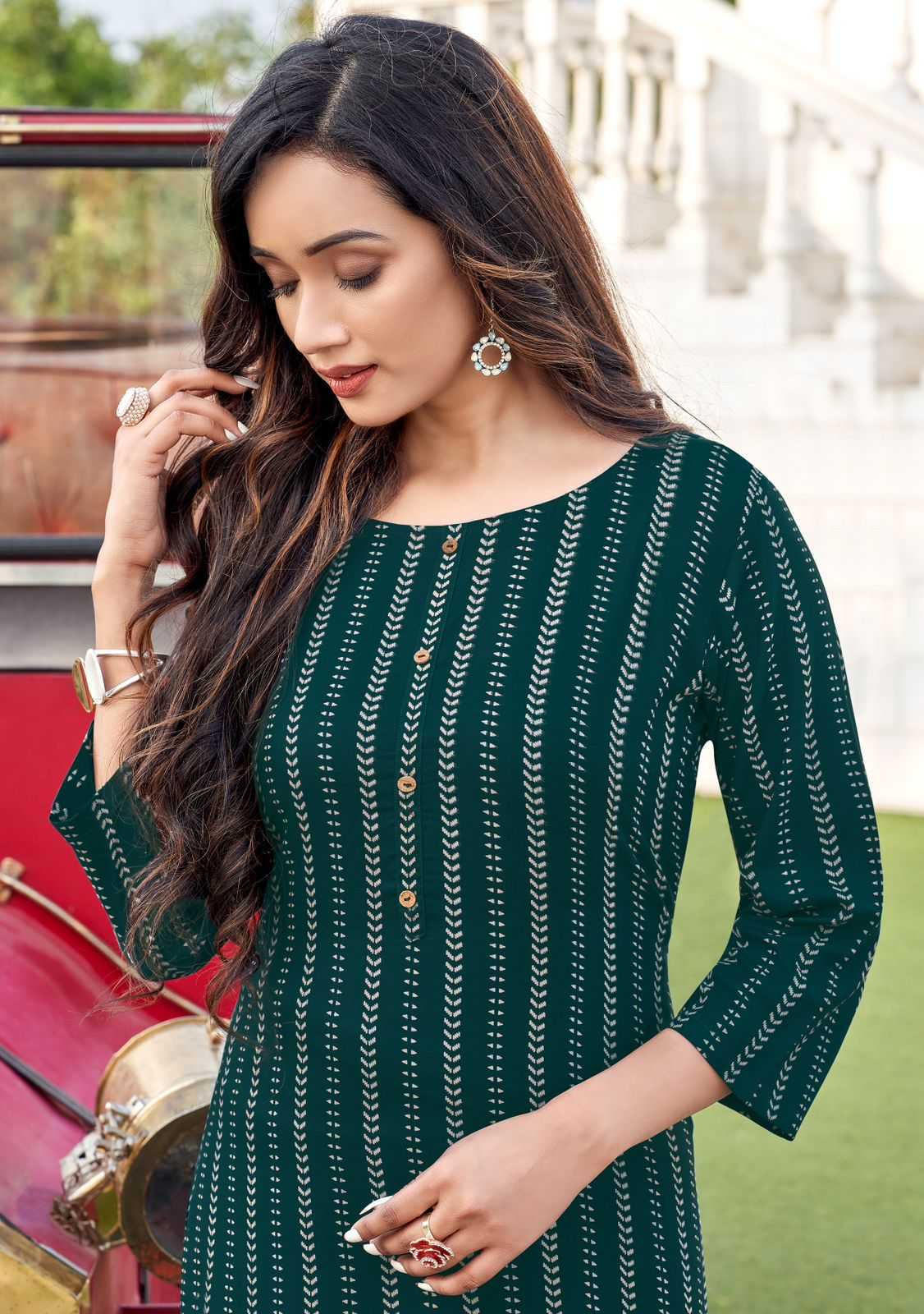 akshara vol 27 by zoori 1158-1163 series amazing design big size long kurti exports