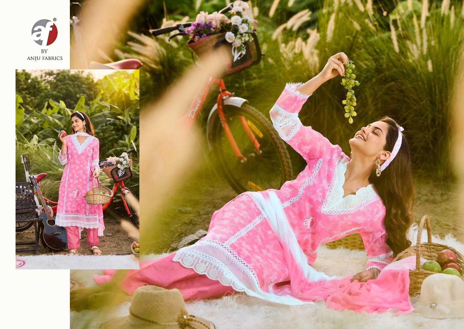 anju fab affair vol 2 organza shiffli work traditional wear readymade big size salwar suit 