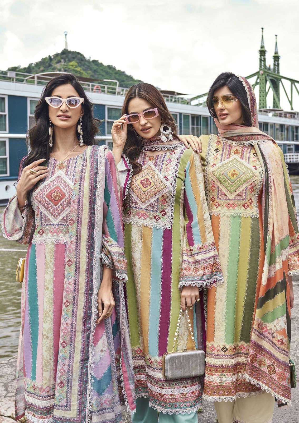 the hermitage azaa cotton digital printed fashionable salwar suit