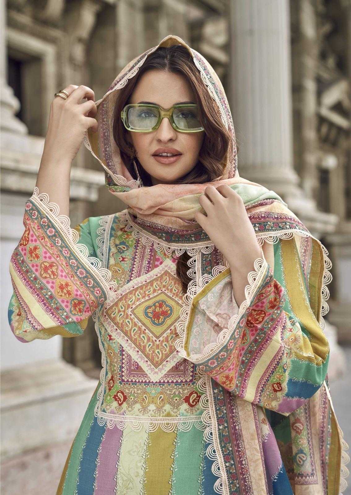 the hermitage azaa cotton digital printed fashionable salwar suit