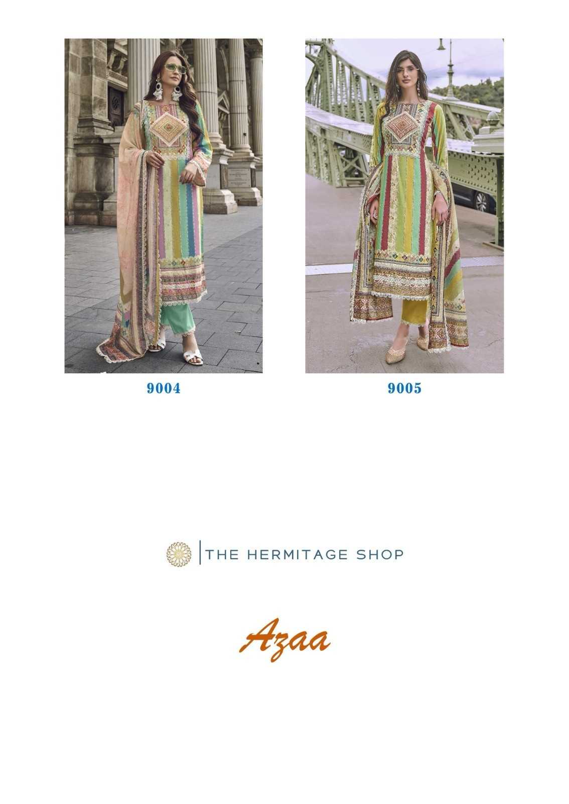 the hermitage azaa cotton digital printed fashionable salwar suit