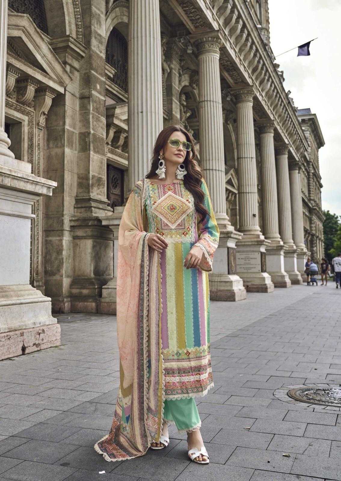 the hermitage azaa cotton digital printed fashionable salwar suit