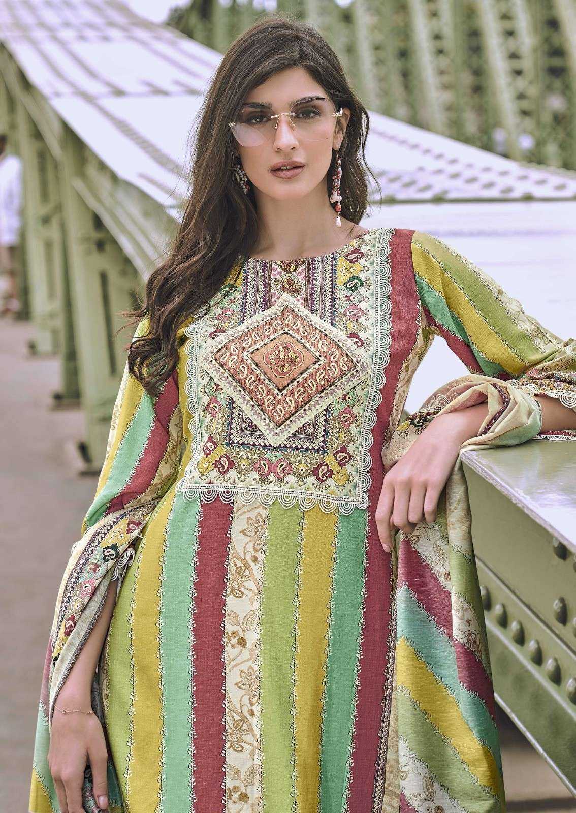 the hermitage azaa cotton digital printed fashionable salwar suit