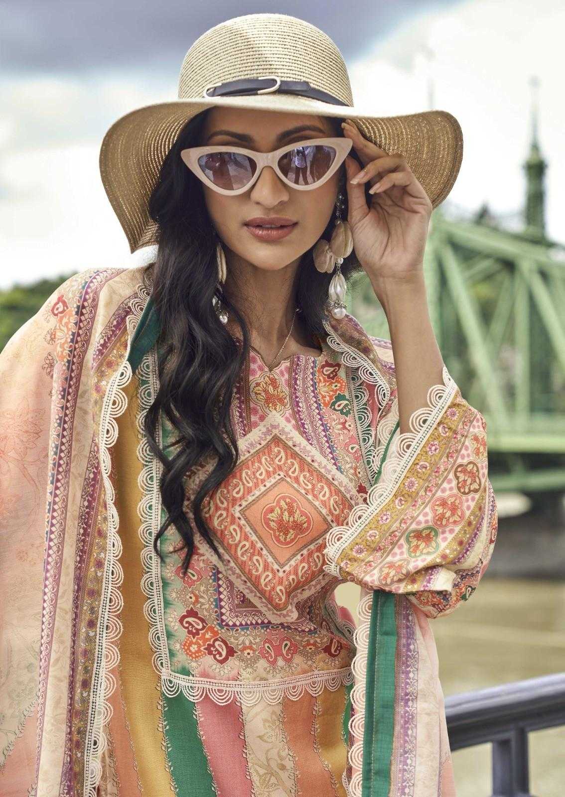 the hermitage azaa cotton digital printed fashionable salwar suit
