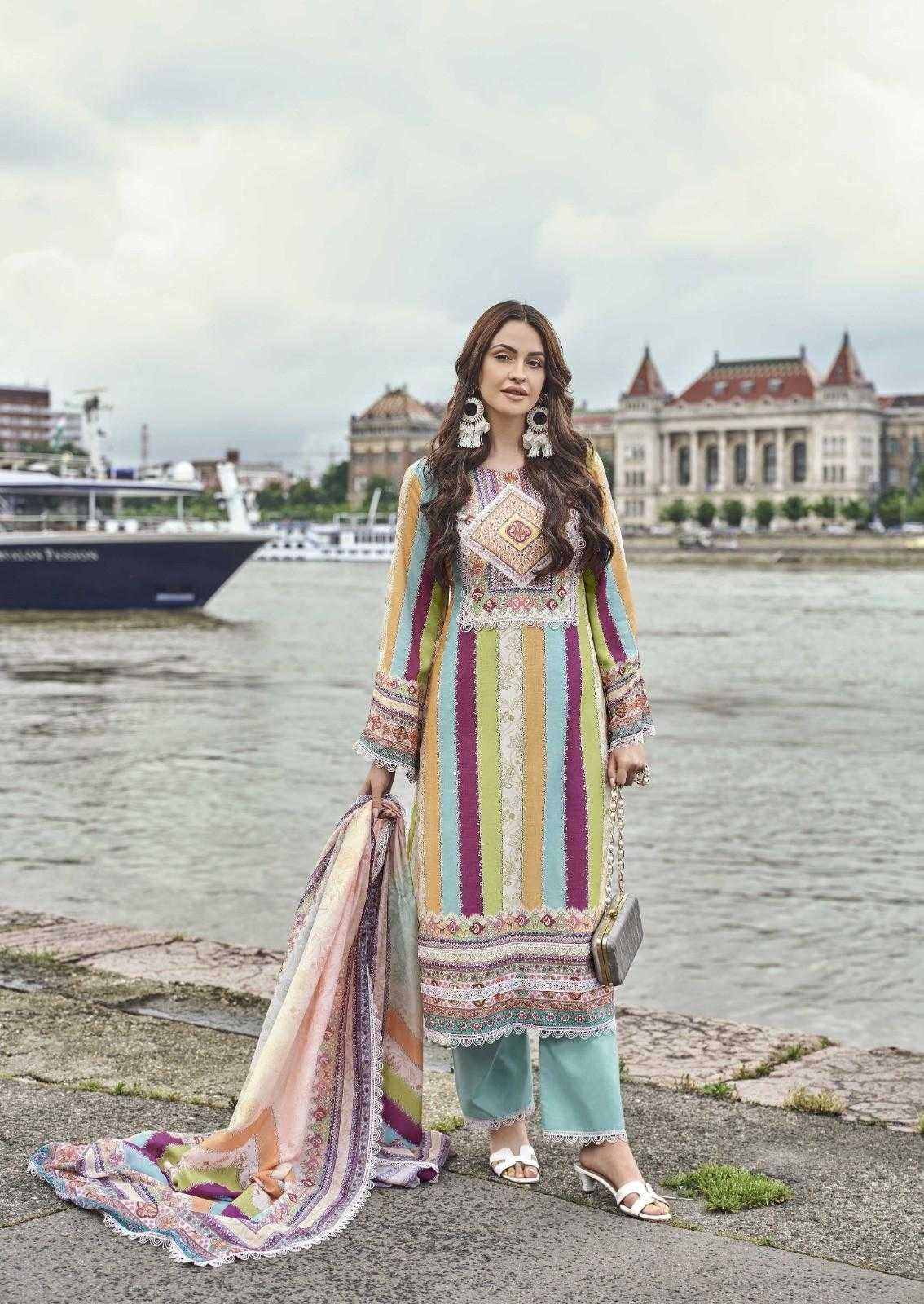 the hermitage azaa cotton digital printed fashionable salwar suit