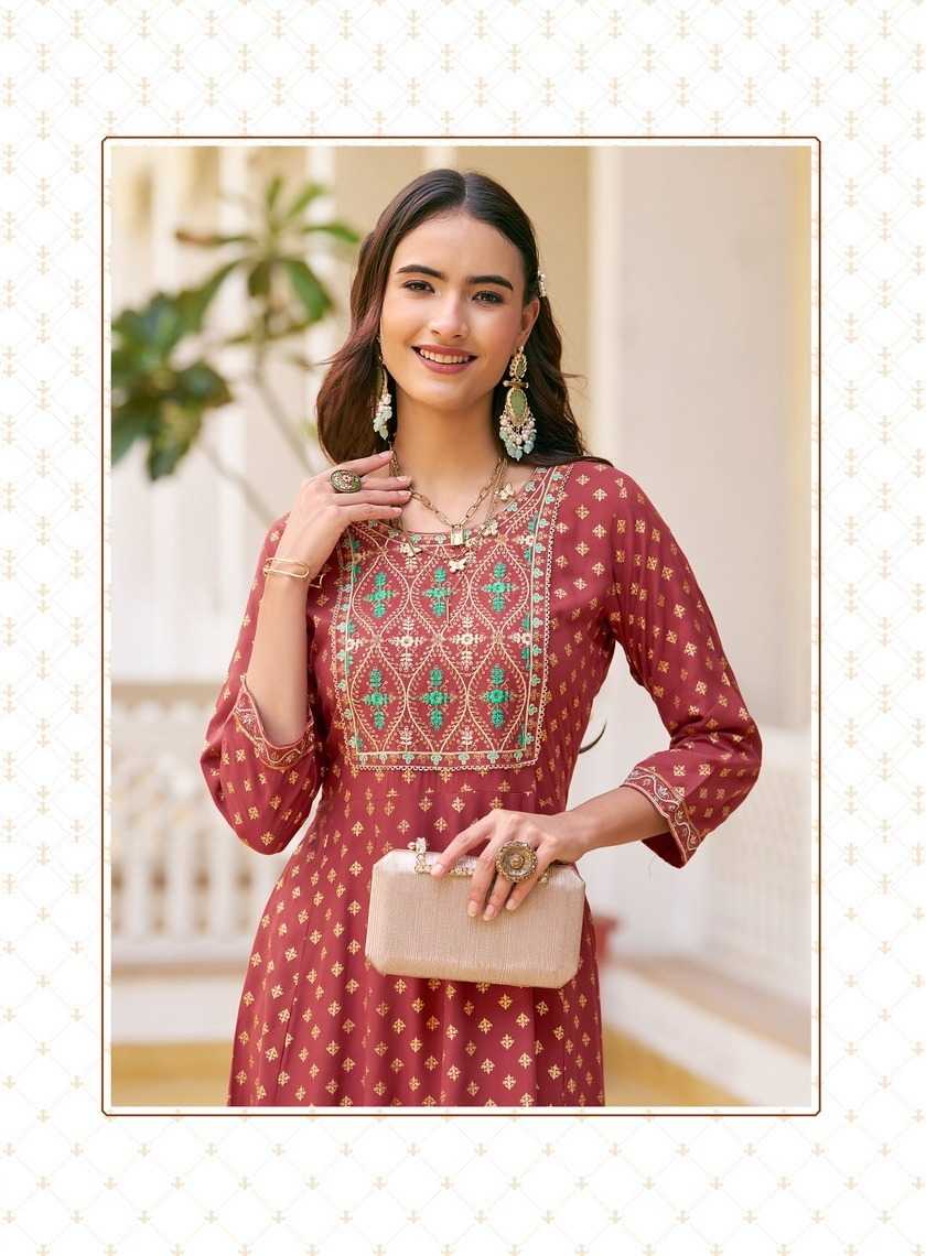 lakme vol 2 by diya trends embroidery work readymade flair big size gown 