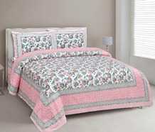 heritage king size cotton nwe trendy colours bedsheet with matching pillow cover