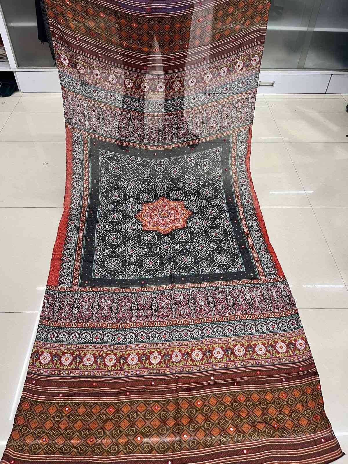 pr viscose pattern pure chinon regular wear dupatta exports
