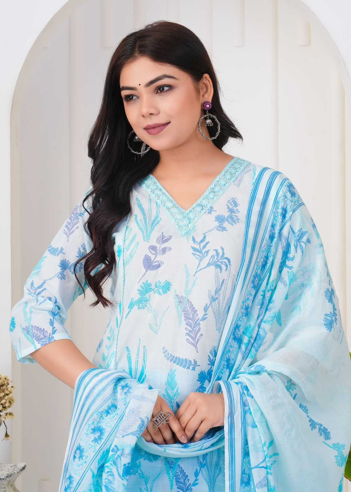 pr heritage fancy cotton elegance style fully stitch plush size salwar suit 