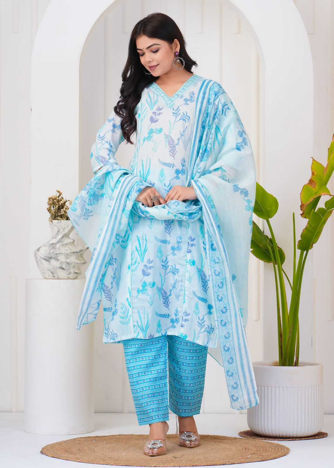 pr heritage fancy cotton elegance style fully stitch plush size salwar suit 