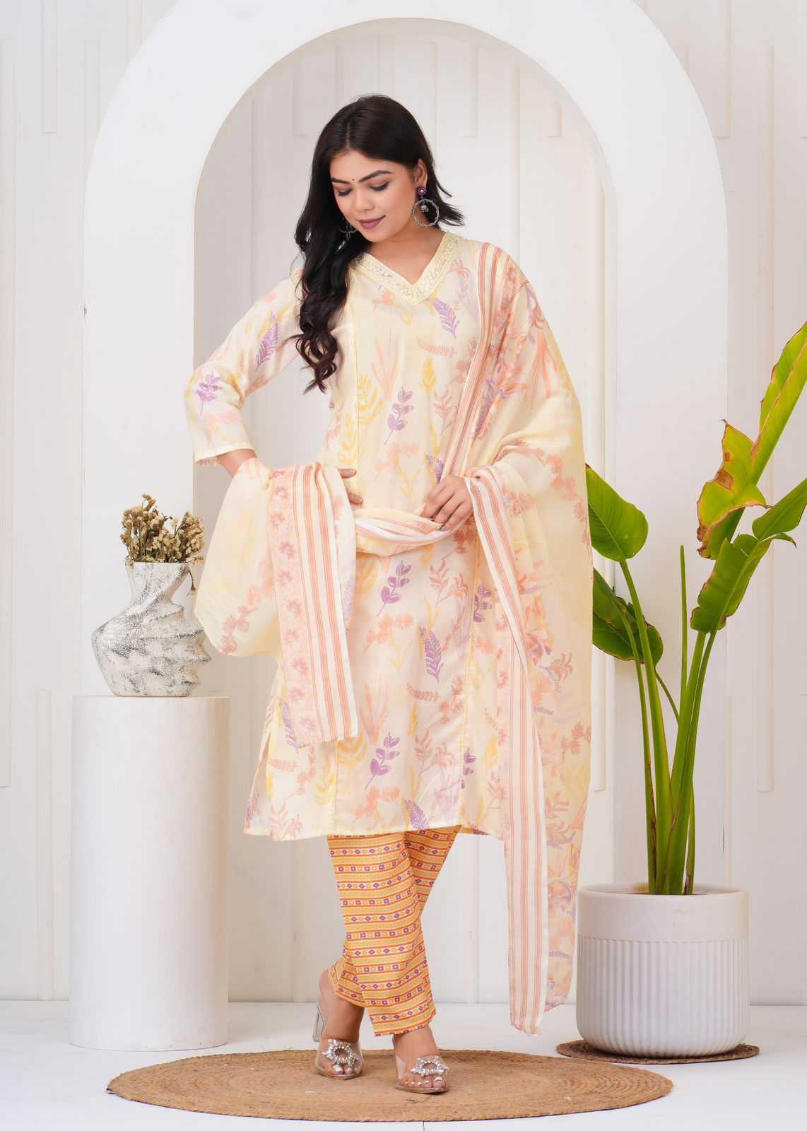 pr heritage fancy cotton elegance style fully stitch plush size salwar suit 