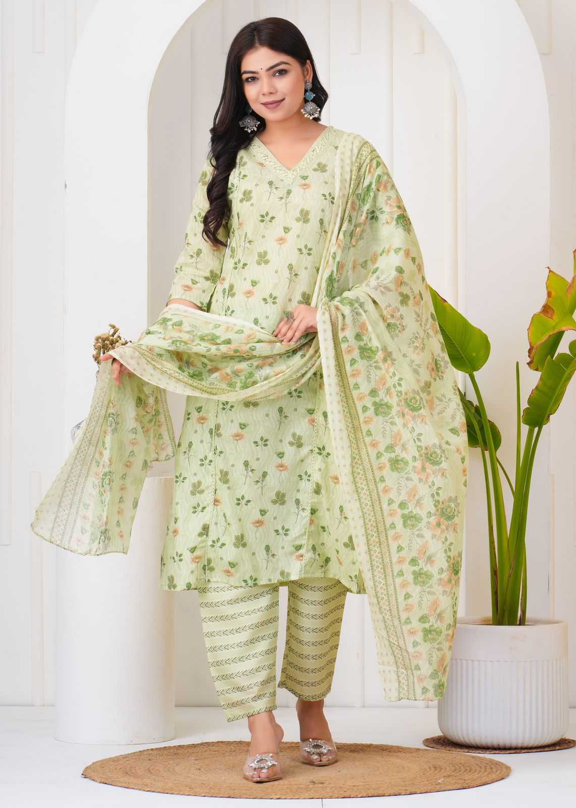pr heritage fancy cotton elegance style fully stitch plush size salwar suit 