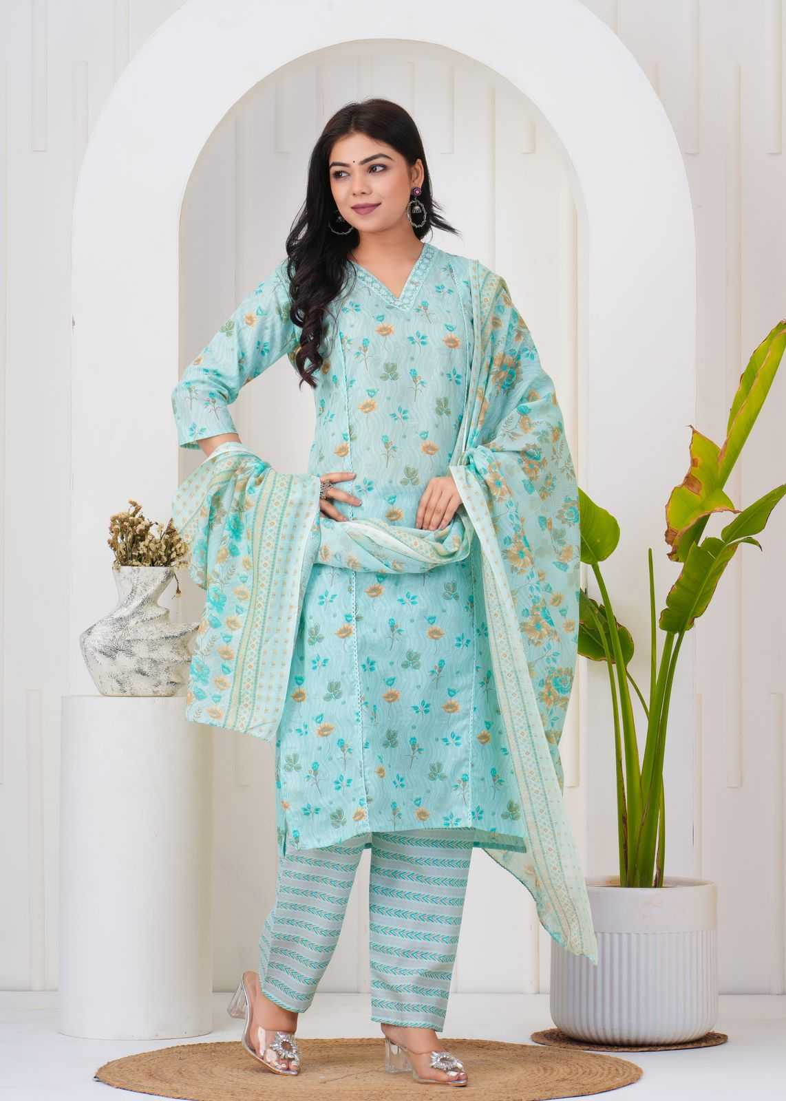 pr heritage fancy cotton elegance style fully stitch plush size salwar suit 