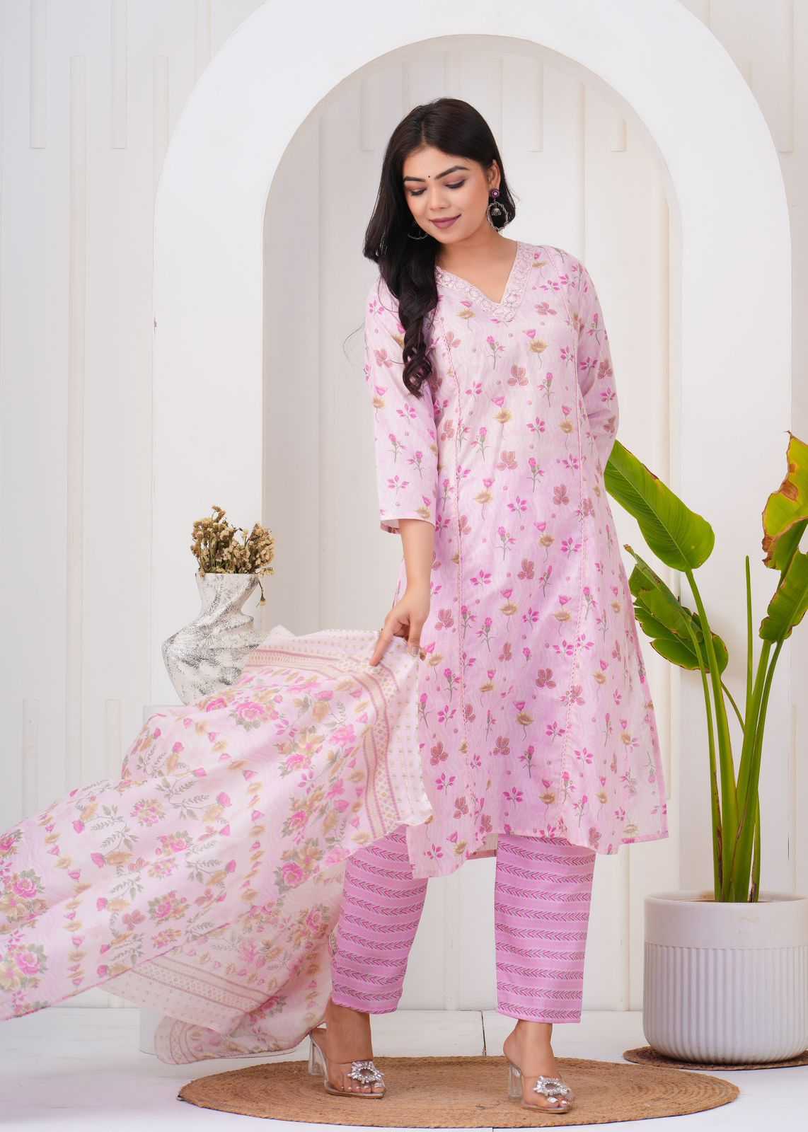 pr heritage fancy cotton elegance style fully stitch plush size salwar suit 