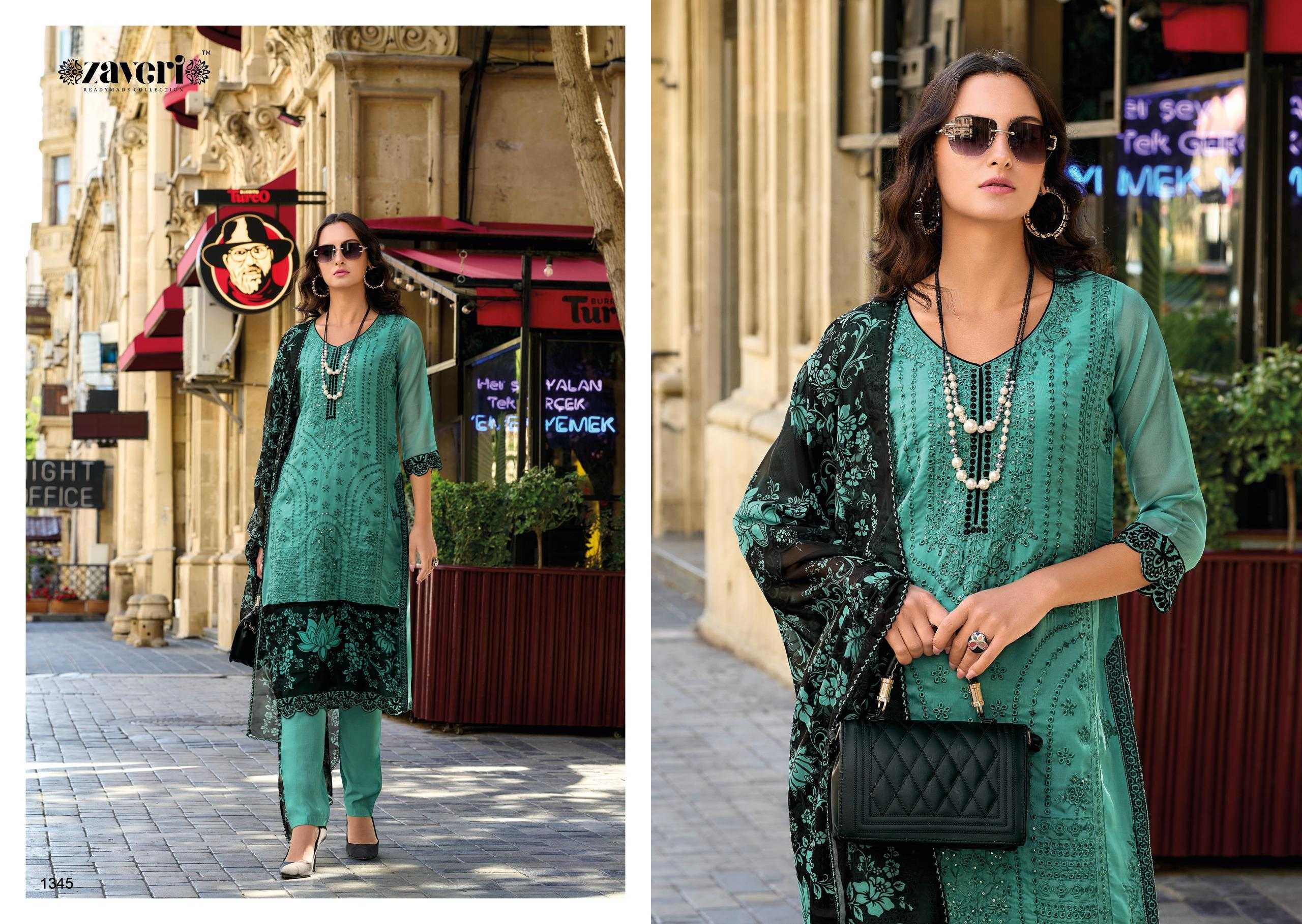 scarlet by zaveri organza modern pakistani amazing work readymade 3pcs dress