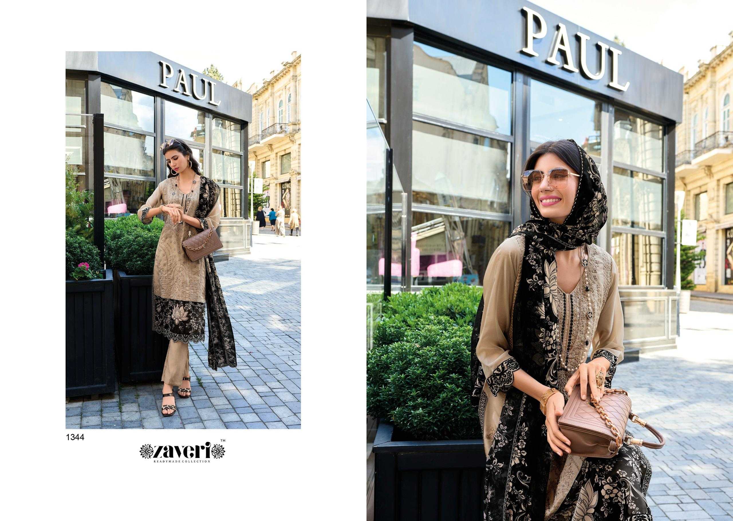 scarlet by zaveri organza modern pakistani amazing work readymade 3pcs dress