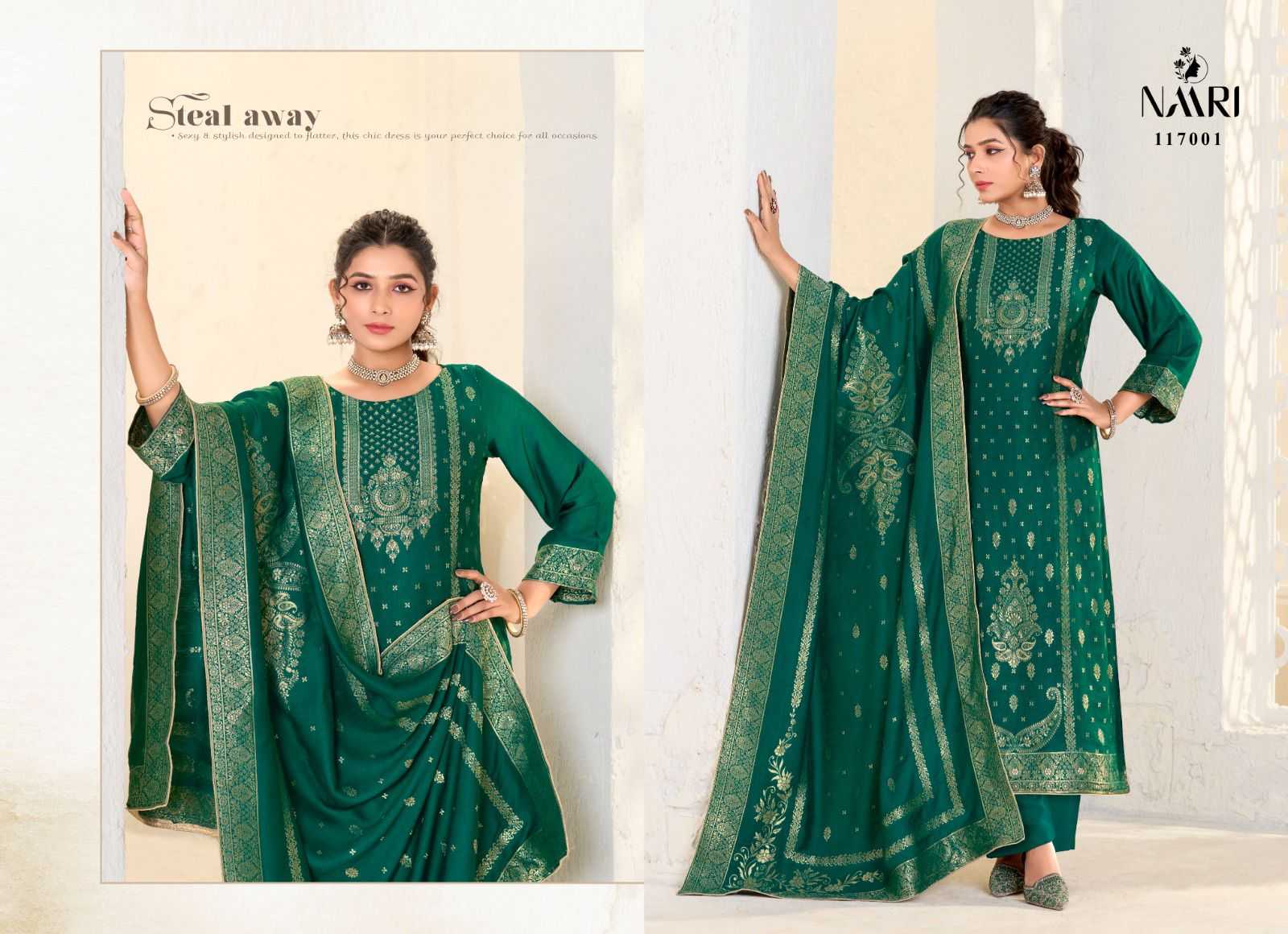 naari gulistan winter special viscose pashmina jacquard 3pcs dress