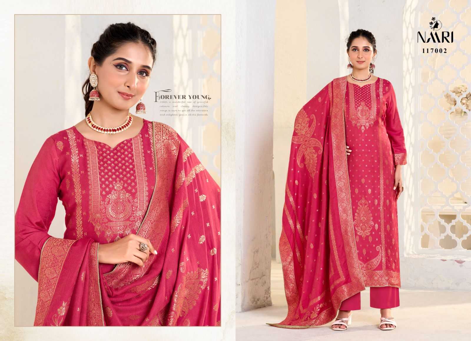 naari gulistan winter special viscose pashmina jacquard 3pcs dress