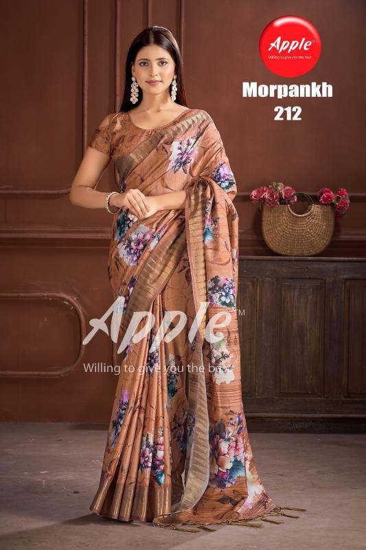 morpankh vol 2 by apple unique style print manipuri saree
