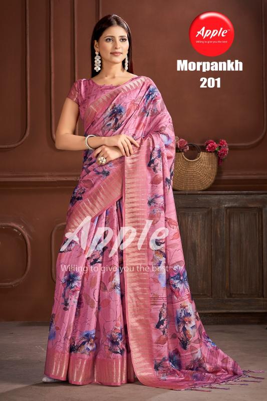 morpankh vol 2 by apple unique style print manipuri saree