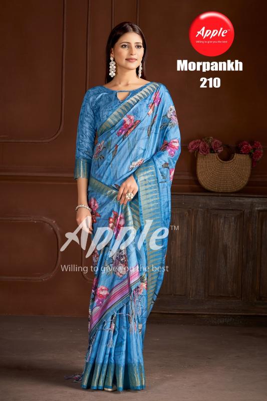 morpankh vol 2 by apple unique style print manipuri saree