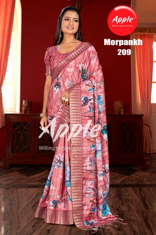 morpankh vol 2 by apple unique style print manipuri saree