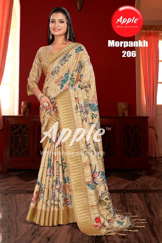 morpankh vol 2 by apple unique style print manipuri saree
