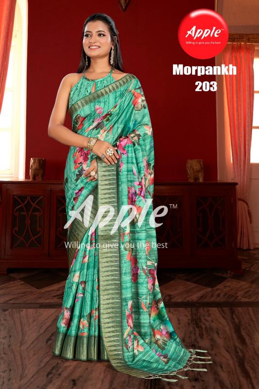 morpankh vol 2 by apple unique style print manipuri saree