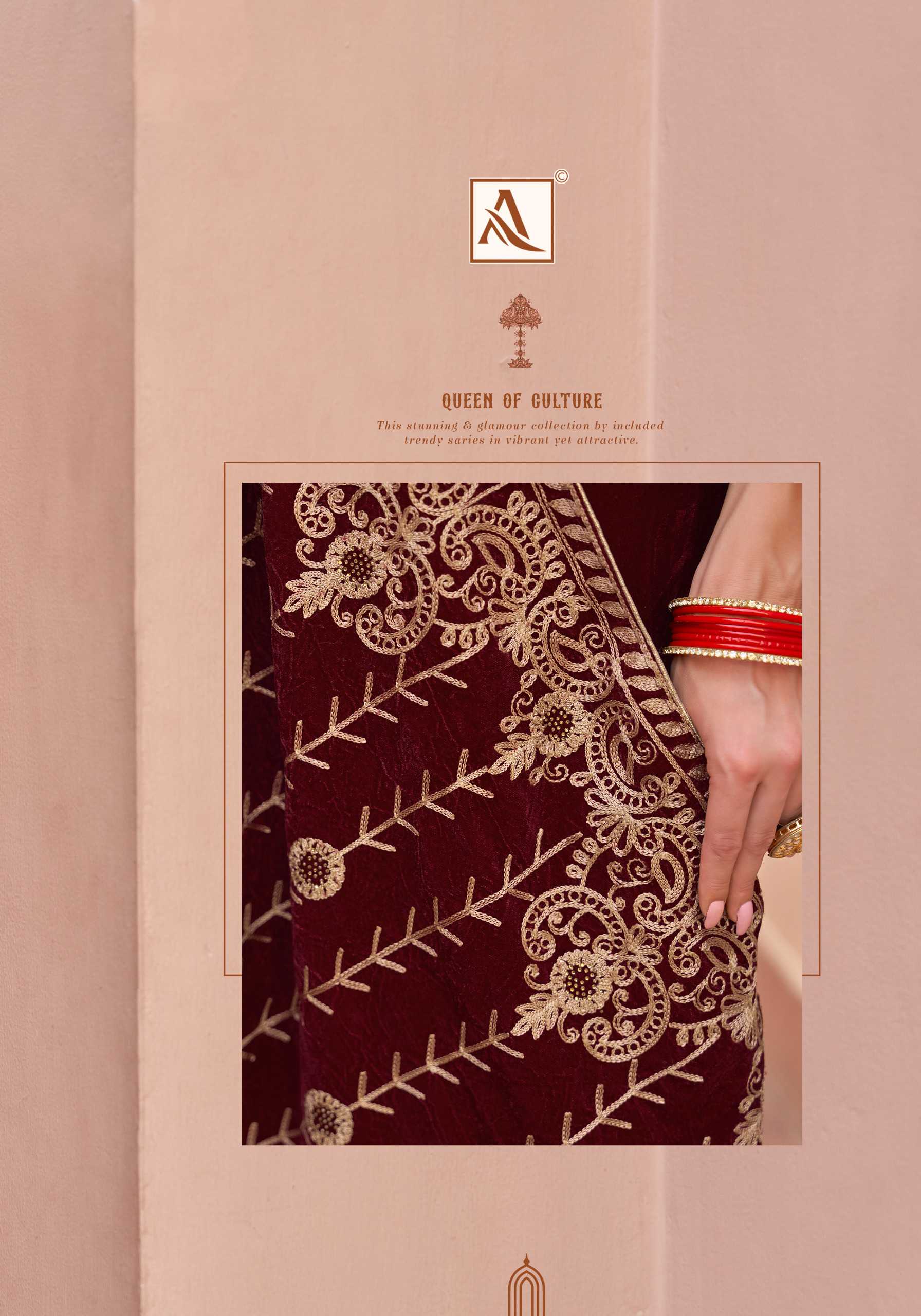 alok suits gulistan vol 3 velvet designer winter collection suits
