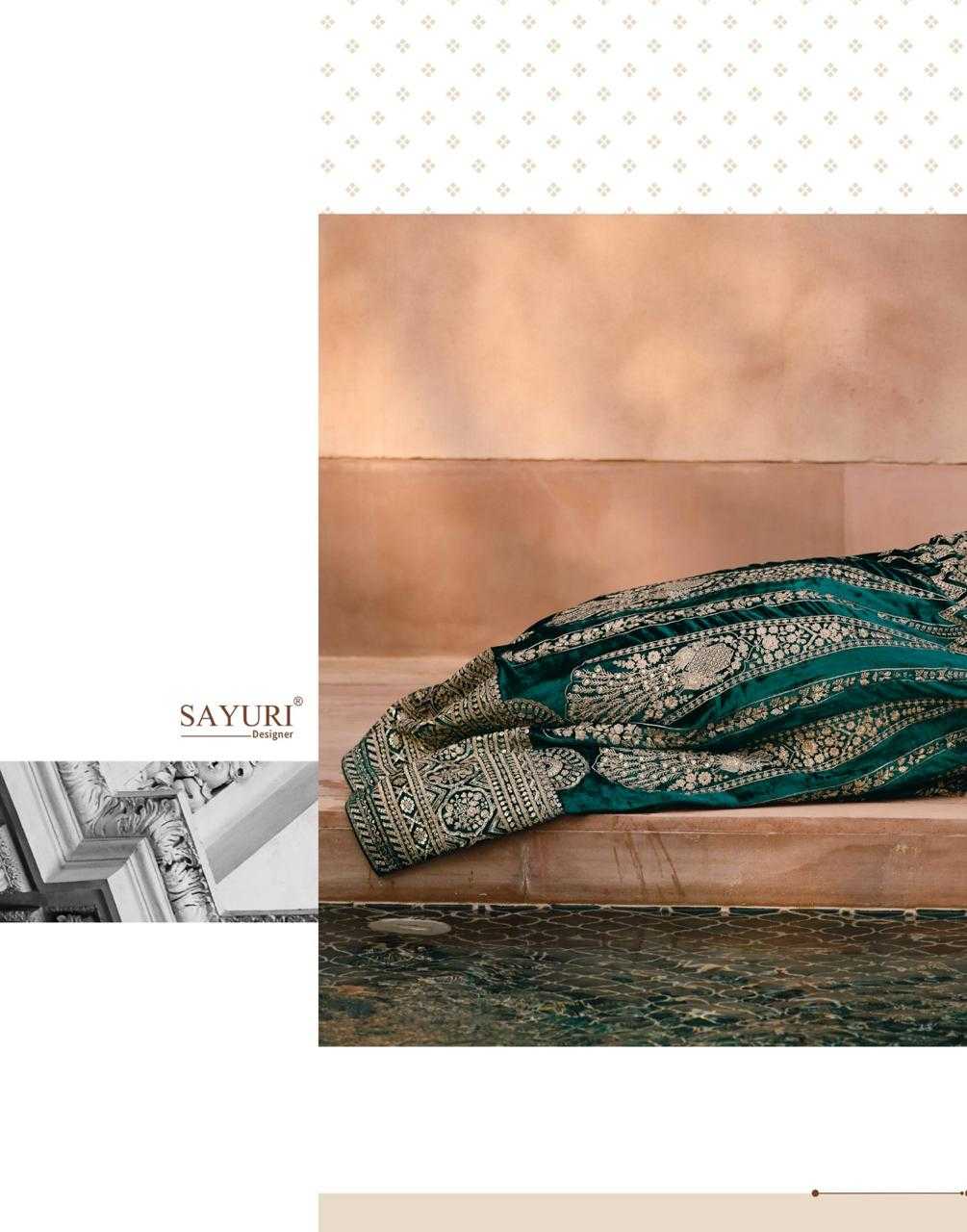 sayuri designer heritage bridal nx fullstitch viscose velvet silk wedding chaniya choli