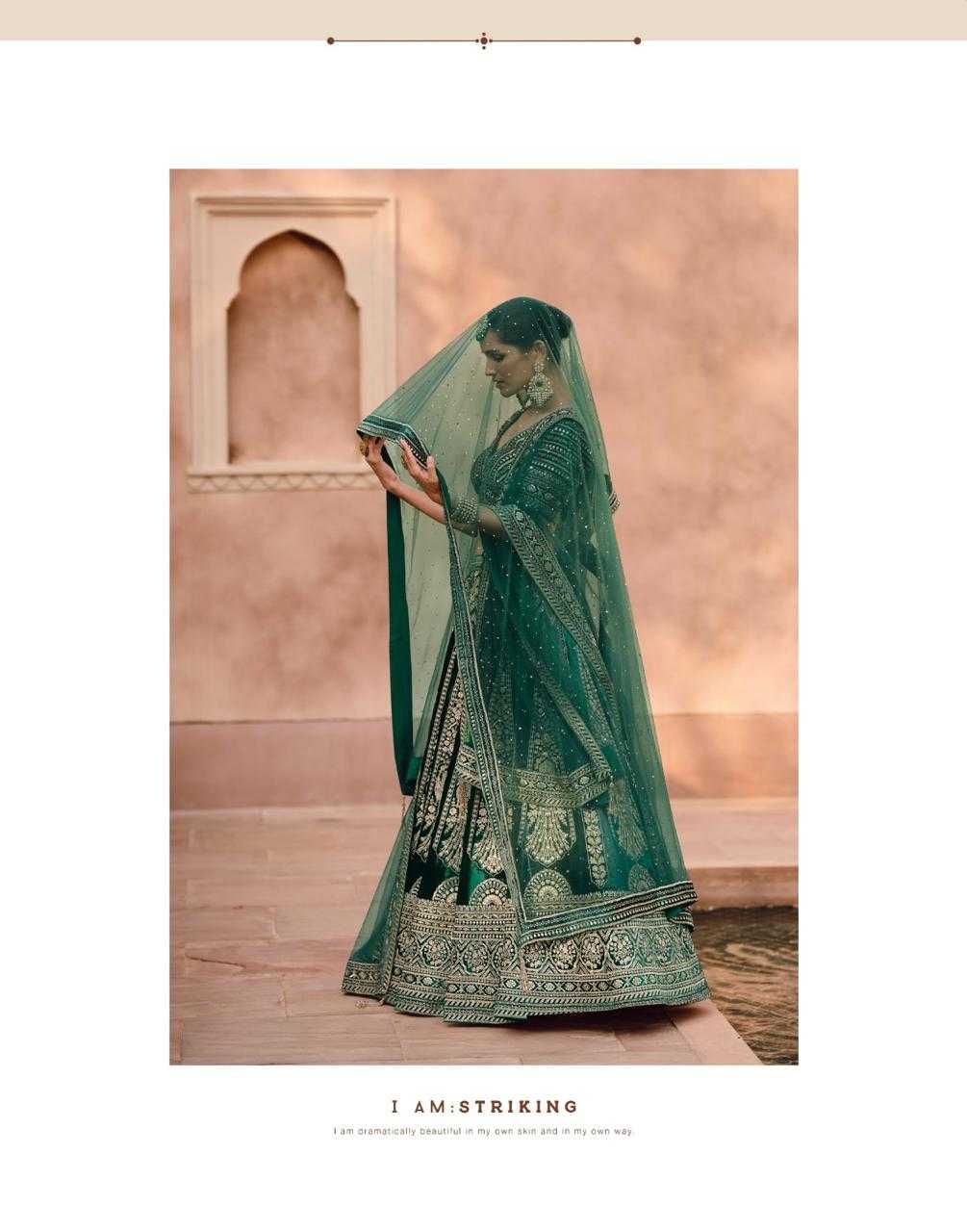 sayuri designer heritage bridal nx fullstitch viscose velvet silk wedding chaniya choli