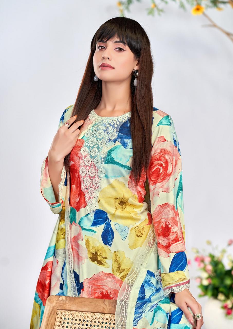 the hermitage kashmiri garden embroidery unique print salwar kameez
