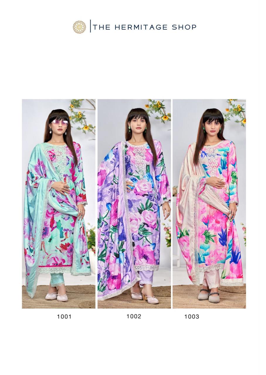 the hermitage kashmiri garden embroidery unique print salwar kameez