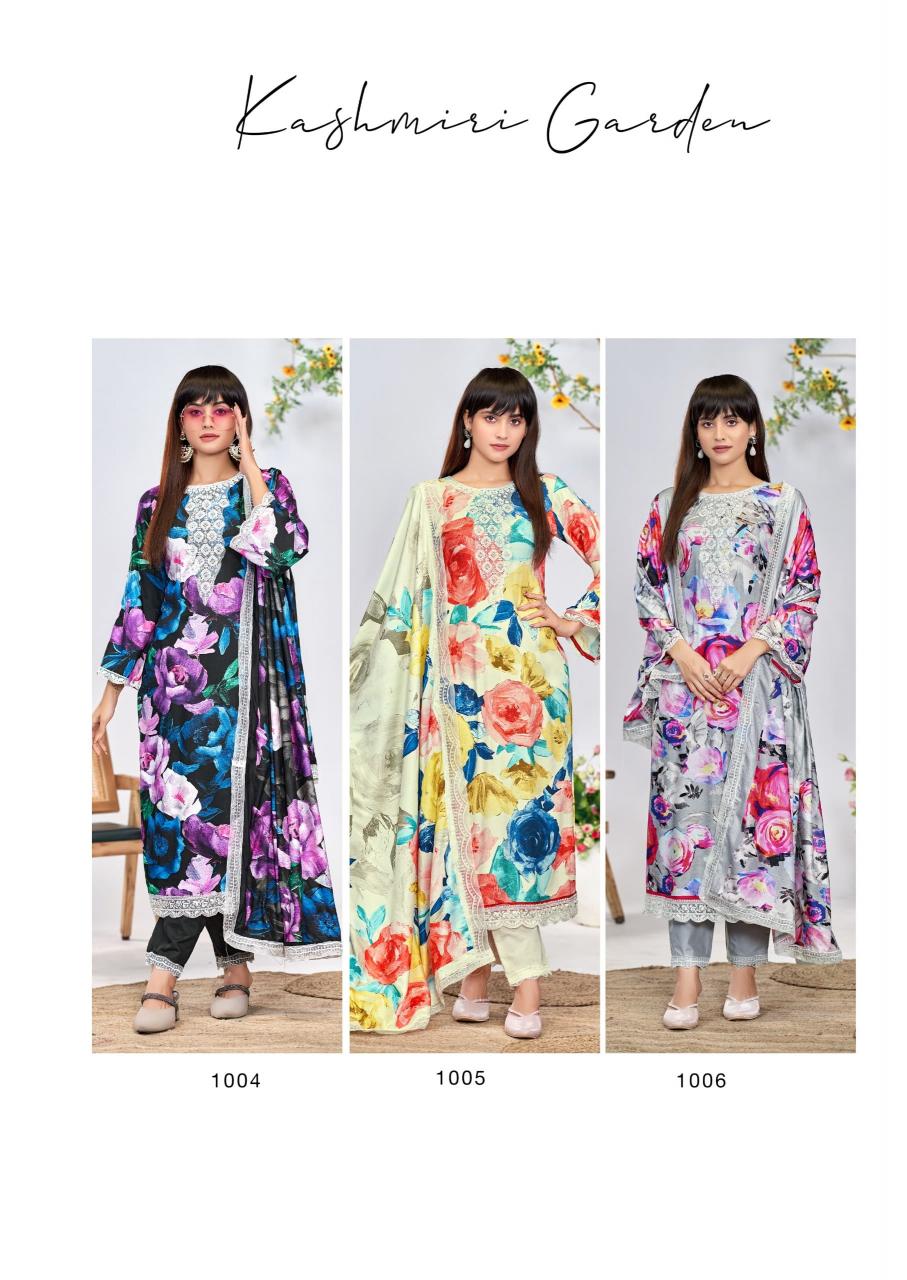 the hermitage kashmiri garden embroidery unique print salwar kameez