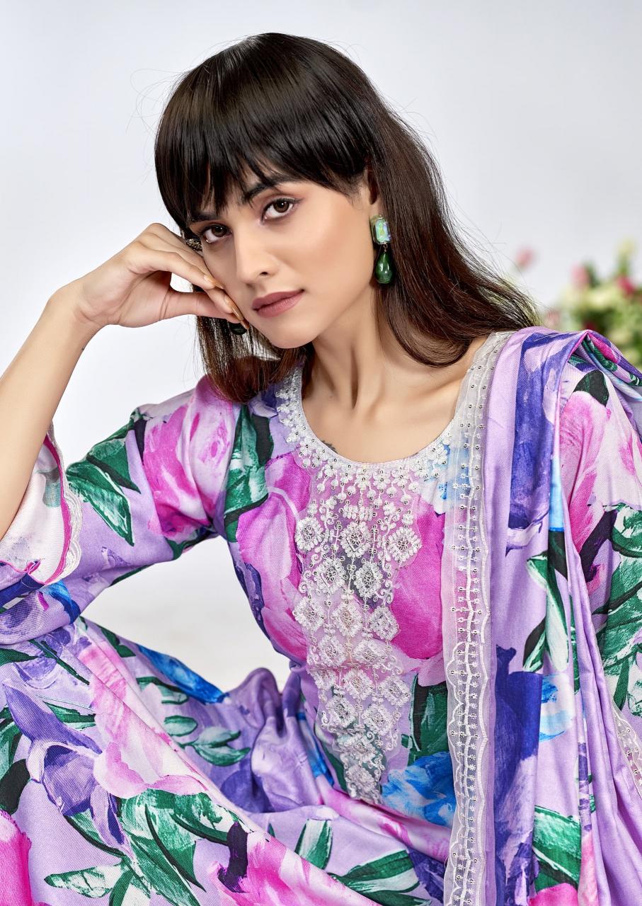 the hermitage kashmiri garden embroidery unique print salwar kameez